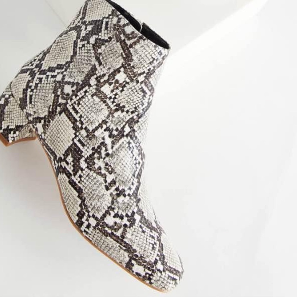 Snakeskin Ankle Boots from Urban Outfitters